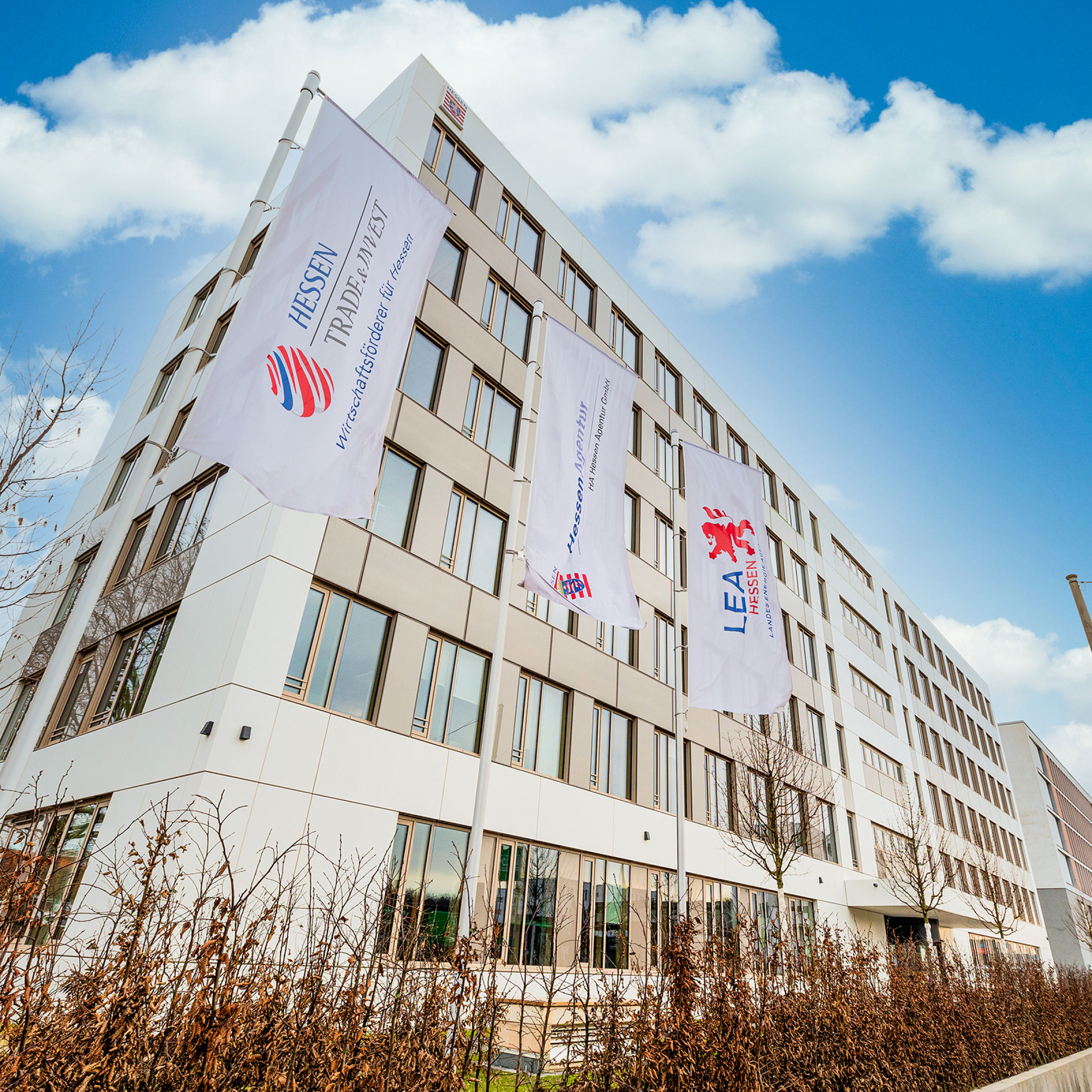 Das Gebäude der HA Hessen Agentur GmbH.